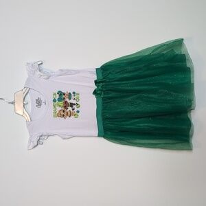LOL Surprise St. Patrick's Day Shamrock On Graphic Green Tulle Skirt Dress